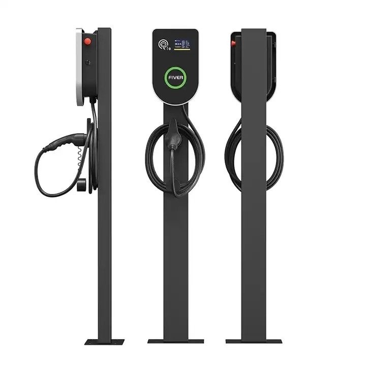 32A EV Charging Station OCPP 1.6 Smart Wallbox 22KW with Wifi 4G Communication