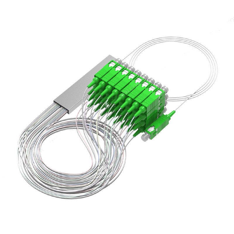 Θραύστης 0.9mm PLC οπτικών ινών PSM 1X16 οπτικός μίνι τύπος σωλήνων χάλυβα