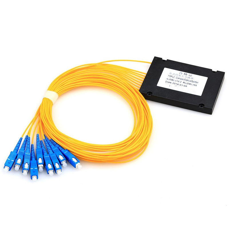 Τύπος παραθύρων ABS θραυστών 1x8 PLC οπτικής ίνας FTTB FTTH SC/UPC
