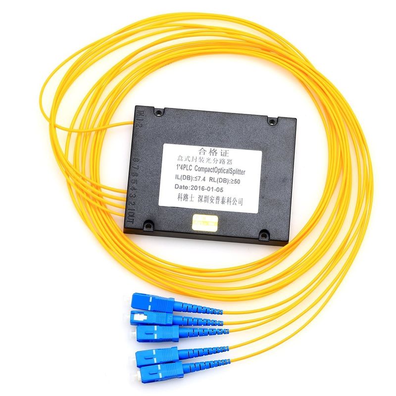 Τύπος παραθύρων ABS θραυστών 1x8 PLC οπτικής ίνας FTTB FTTH SC/UPC