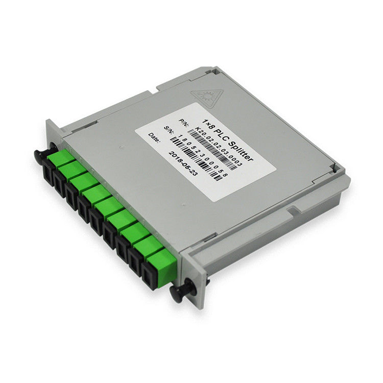 Sc/APC 1m 1x8-PLC τύπων DIN κασετών 1*8 θραυστών PLC οπτικών ινών