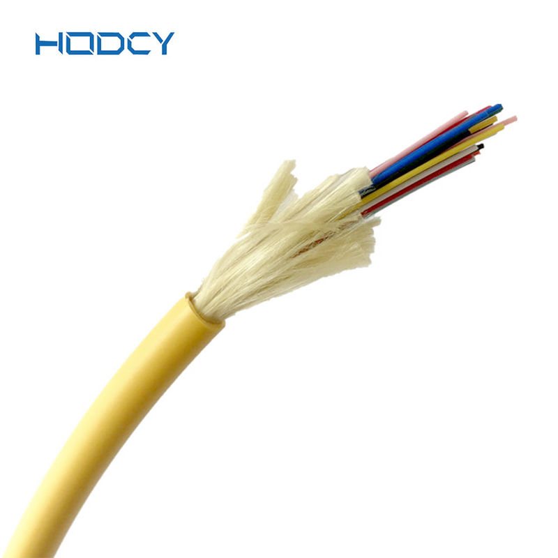 OS2 SingleMode εσωτερική οπτικών ινών δομή σωλήνων 1-12cores καλωδίων GJFJV χαλαρή