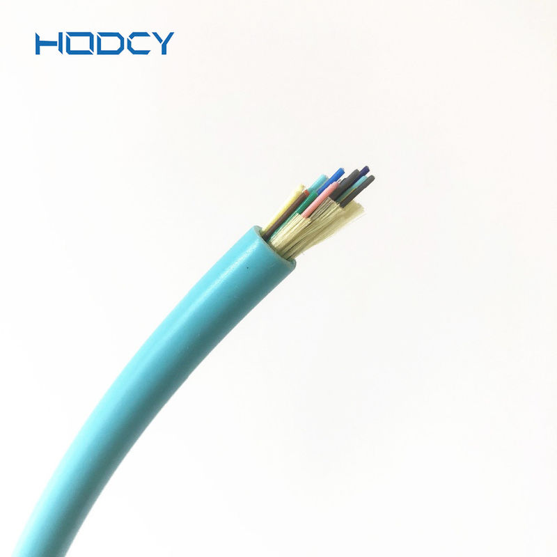 χρώμα Aqua καλωδίων οπτικών ινών 0.9mm εσωτερικό/καλωδίων πολλαπλού τρόπου ινών OM4 OM3