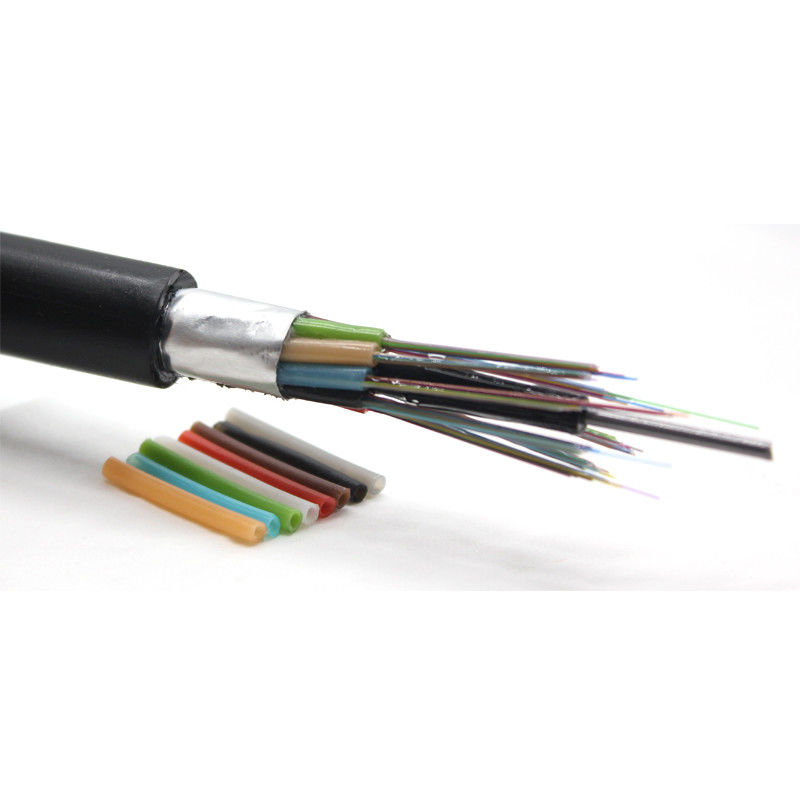 Θωρακισμένος ενιαίος πυρήνας 2-288 G652D 250μm καλωδίων GYTA οπτικών ινών τρόπου υπαίθριος