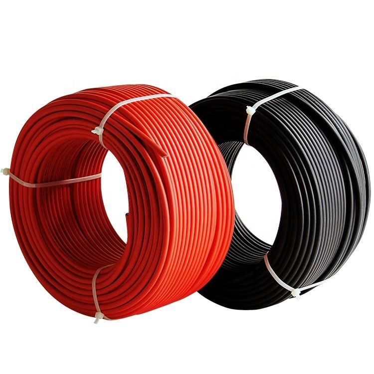 1.5mm2 PV ηλιακός καλωδίων διπλός πυρήνων 2000 AWG αγωγός χαλκού φλογών κονσερβοποιημένος αντίσταση