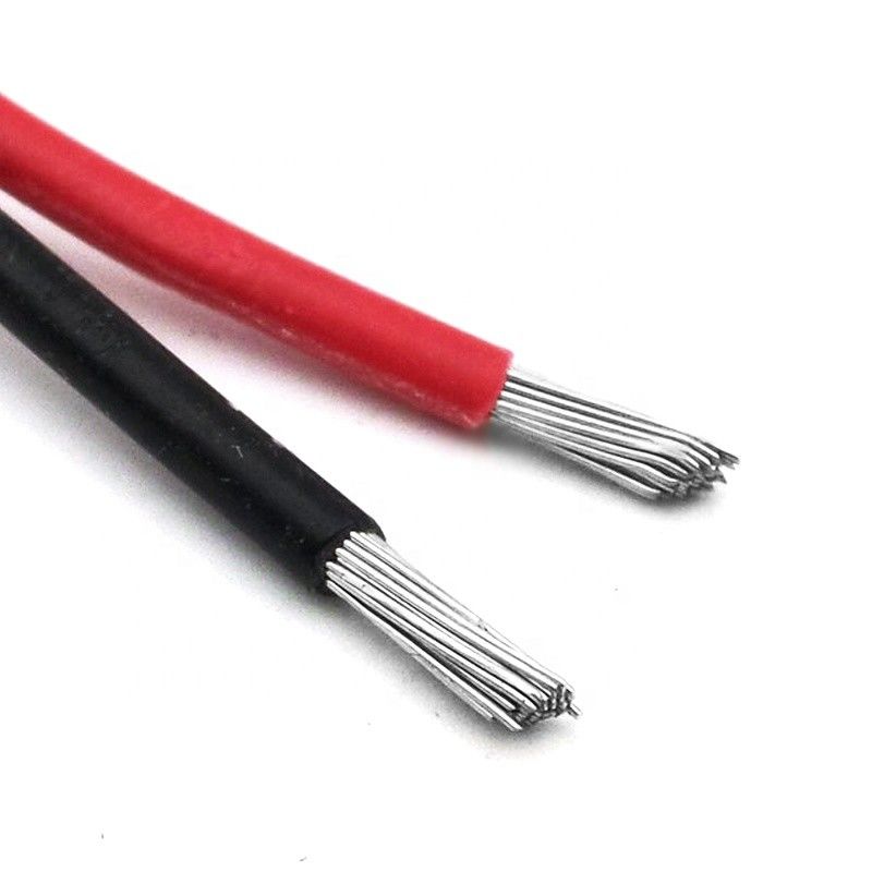 1.5mm2 PV ηλιακός καλωδίων διπλός πυρήνων 2000 AWG αγωγός χαλκού φλογών κονσερβοποιημένος αντίσταση