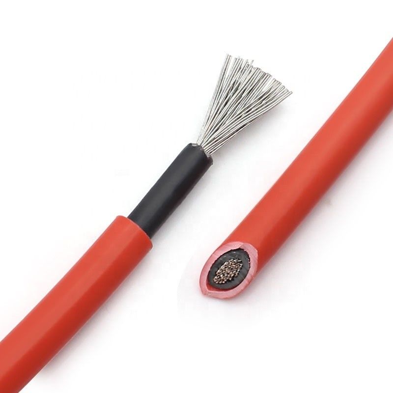 1.5mm2 PV ηλιακός καλωδίων διπλός πυρήνων 2000 AWG αγωγός χαλκού φλογών κονσερβοποιημένος αντίσταση