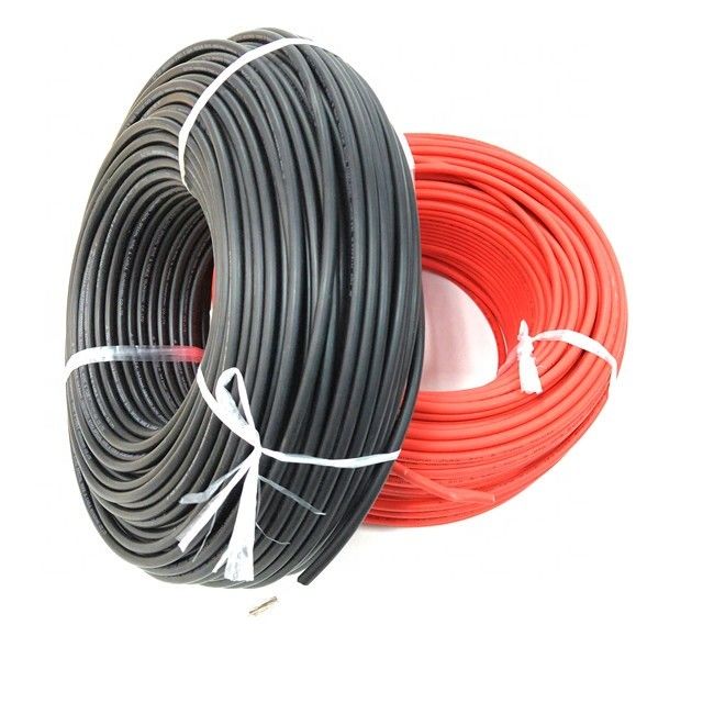 10mm2 ηλιακό μονωμένο XLPE τυλιγμένο PVC καλώδιο αγωγών χαλκού καλωδίων ενιαίο κονσερβοποιημένο πυρήνας