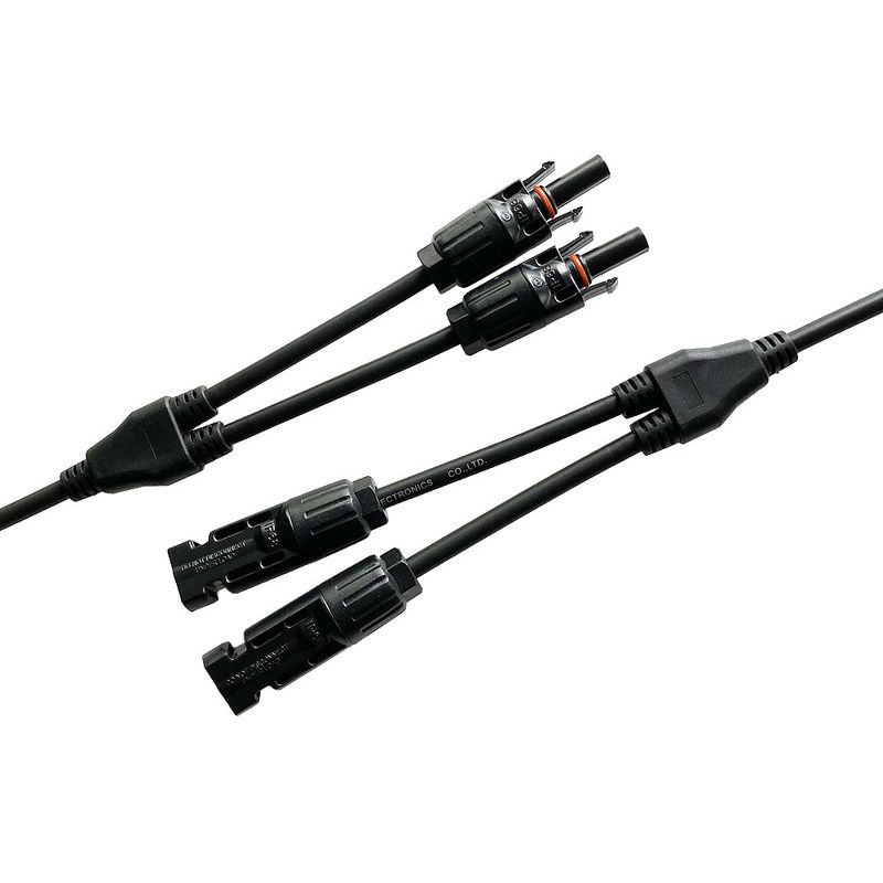 4 σε 1 MC4Y ηλιακό PV συνδετήρα 1pin καλωδίων συνδετήρων 30A ηλεκτρικό