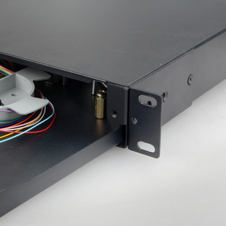 19» 1U ODF 24 κιβώτιο SMC IP55 διανομής επιτροπής μπαλωμάτων ινών Sc λιμένων