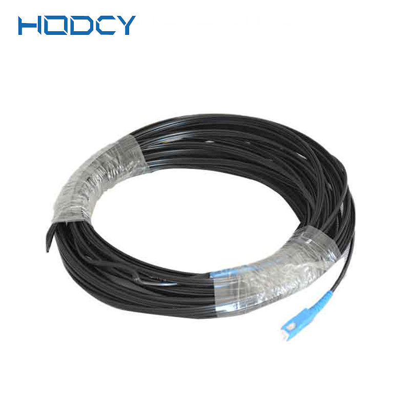Υπαίθρια 1 ίνα καλωδίων πτώσης 2 πυρήνων FTTH G657A1 1 με το συνδετήρα