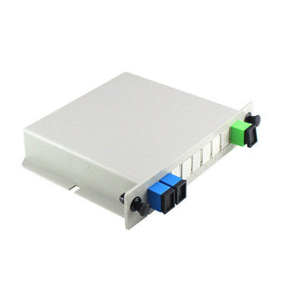 PLC θραυστών DIN 1X2 PLC οπτικών ινών Sc UPC για το δίκτυο FTTX/FTTH