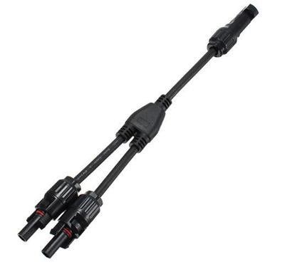 Άνδρα-γυναίκας ηλιακοί συνδετήρας PV/IP67 MC4 2 έως 1 συνδετήρας UL εγκεκριμένος
