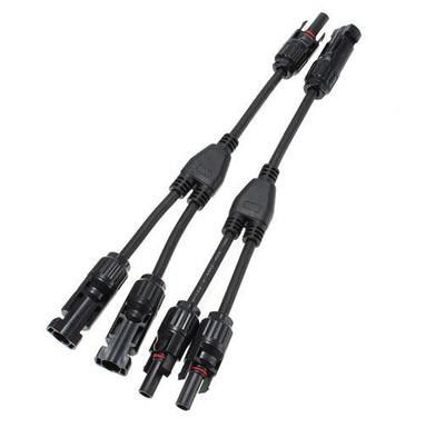 Άνδρα-γυναίκας ηλιακοί συνδετήρας PV/IP67 MC4 2 έως 1 συνδετήρας UL εγκεκριμένος