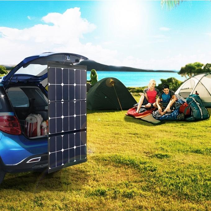 Νέο Monocrystalline ηλιακό πλαίσιο εγχώριων υπαίθριο 3 πτυχών 50W σχεδίου επαγγελματικό