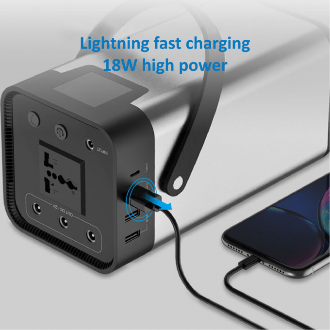 54000mah εμπορική ηλιακή γεννήτρια σταθμών παραγωγής ηλεκτρικού ρεύματος λίθιου κινητή 200W 220V 1